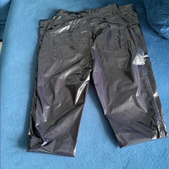 Dolce & Gabbana Vinyl Black Pants Size 40 - Picture 6 of 10
